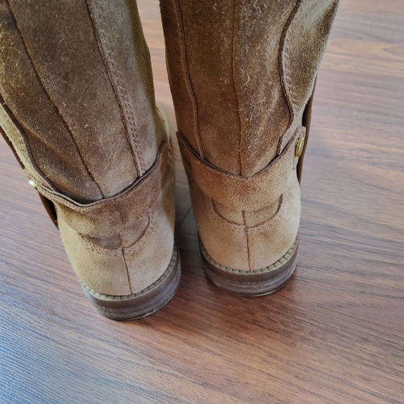 Franco Sarto Girls Suede Leather Riding Boots Size 4.5 New - Picture 8 of 9